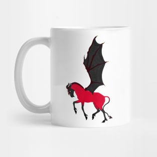 Halloween Horse Design - Choose Your Eye Color with Shirt Choice Mug